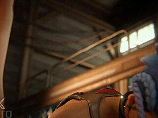 hey, junker queen caught me stealin'... now she's dominatin' me rough!