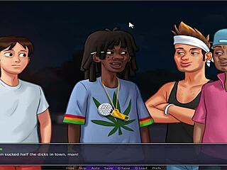 in summer time saga unc part 7, busty character advances in the game