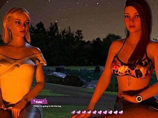 3D animated femdom and big tits creampie