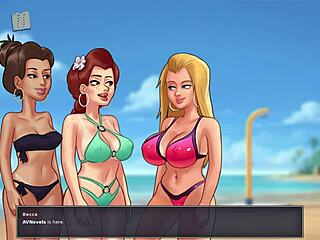 Summertime Saga 220. bölüm amatör ev yapımı içerik