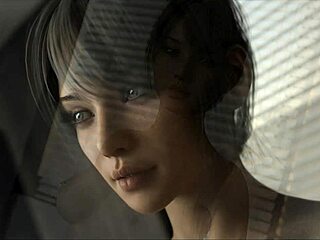 emotional brunette in anime story