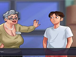 Old busty character in summer time saga