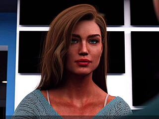 Early morning surprise from horny stepmother in 3D game