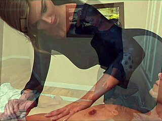 Early morning surprise from horny stepmother in 3D game