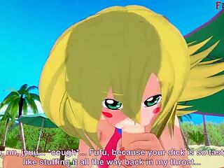 Dark Magician Girl Fucks Hard In Bikini