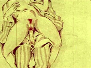 Hey, check out this vintage erotic drawing from way back, isn't it wild?