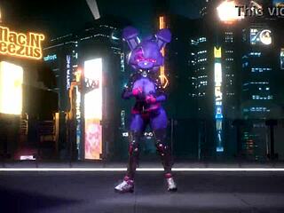 Bonnie FNF Bonfie slays Kpop-Queencard dance moves