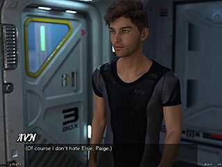 Stranded in space, stretching with that big boobs milf 😏