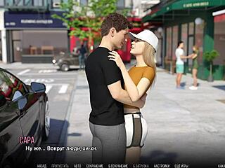 3D Cartoon Coed Fingering in University of Problems Part 17