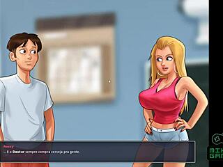 Helping out the hot cheerleaders in Summertime Saga Ep 66