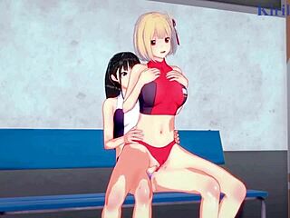 Chisato and Takina in hot futanari action - Lycoris Recoil
