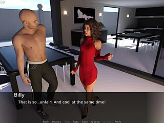 Hotwife game with 3D porn featuring a slutwife and cumshots