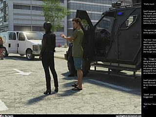 Big apple small gesture sex in 3D cartoon episode 24