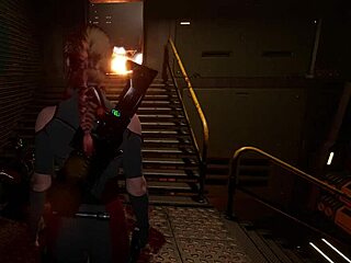 Project Werewulf features intense anal sex with big tits in furry horror game part 3