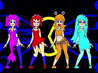 Hot anime ghosts dance to a popular tune