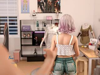 Blonde Teen 18+ Cosplayer Grows Up In Episode 11