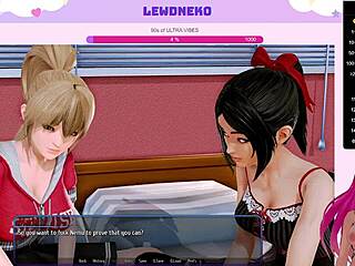 Vtuber Lewdneko Moans Playing Harem Hotel with Vibrator—Part 22.