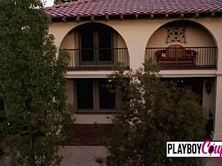 Lusty fucking in steamy red room orgy