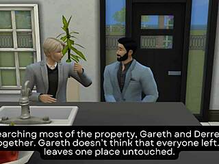 Gareth wraca i ostro rucha wielkie dupska współlokatorek w grupowym trójkącie