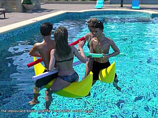 משחק ארוטי עם אישה ואמא חורגת