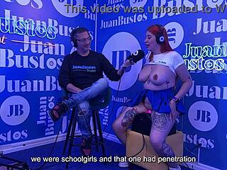Hey, can you believe Andrea Pardo came 5 times straight on that sex machine at Juan Bustos' podcast?