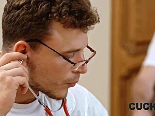 Dr. Cucker-Man watches cheating Czech wife in hospital sex. Cuck4k exposes raw cuckold action!