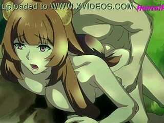 3D cartoon of uncensored parody with blowjob and handjob
