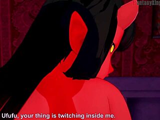 Meru the Succubus bangs hard in 3D cartoon POV. Total fantasy ride!