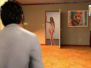 blonde stepmother explores erotic lingerie play.