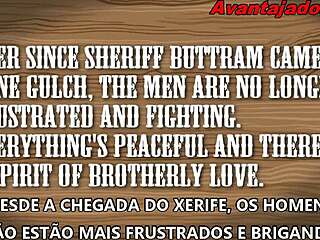 Brazilian Gay Cowboys In Raw Sex Drawing