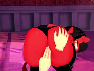 Meru the Succubus bangs hard in 3D cartoon POV. Total fantasy ride!