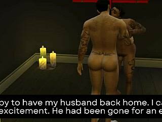 Gareth returns and intensely fucks all his housemates' big asses in a group threesome