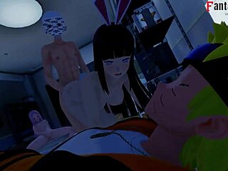 Yo, Sakura and Hinata, ready for a wild threesome with Naruto?