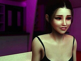 Pastorka in prijateljica delita posteljo za prvi izkušnjo z ogromnim kurcem?