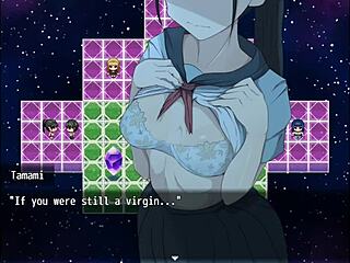 Nympho village student Tamami gets wild in CG hentai action