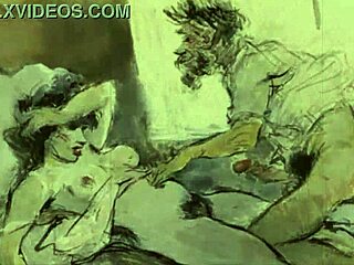 Hey, check out this vintage erotic drawing from way back, isn't it wild?