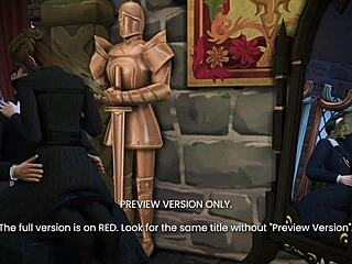 3D animated porn with Game of Thrones theme, naughty lady action