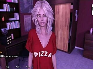 3D animated video of a big boobed blonde getting fucked