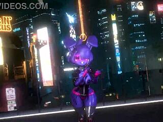 Bonnie FNF Bonfie slays Kpop-Queencard dance moves