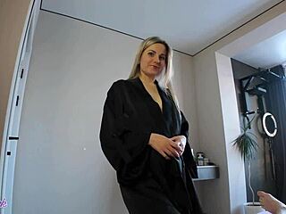 Stepmom saves the day with Britney's help in sex