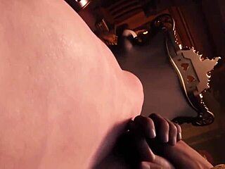 Alcina Dimitrescu and Ethan Winter in steamy Resident Evil 8 sex.