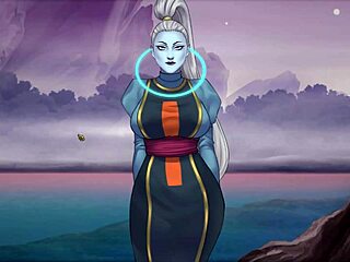 Dragon Ball milf dominates with massive tits