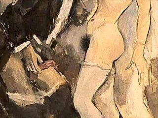 Hey, check out this vintage erotic drawing from way back, isn't it wild?