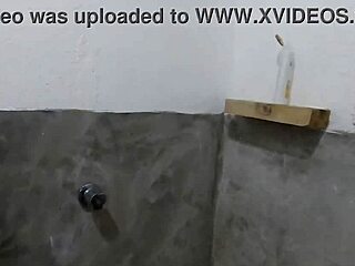 Natural tits and short hair couple’s homemade porn: pee and swallow