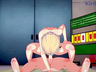 Chisato Nishikigi en Takina Inoue duiken in wilde grote tieten futanari seks in 3D anime actie