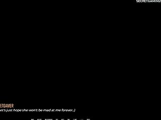 Hot Stepsis Plays with Huge Dildo Dreaming of Thick Real Cock - Desirium 3D Porn