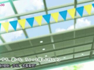 swimsuit girls in anime hentai style