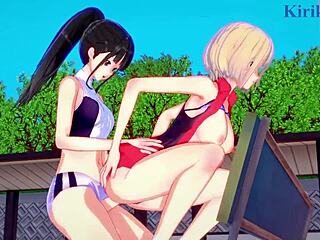 Chisato and Takina in hot futanari action - Lycoris Recoil