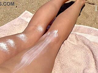 Stranger Cums in Mouth on Public Beach