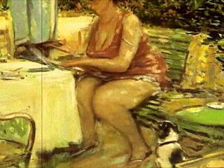 vintage cartoon illustration from anime hentai